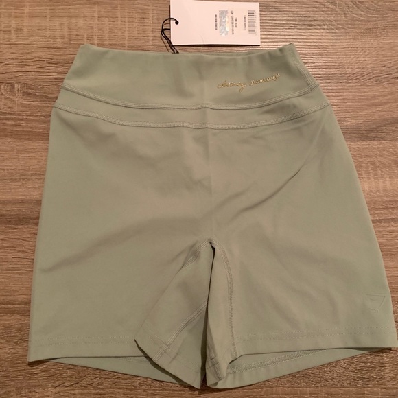 Gymshark Pants - Gymshark Whitney Simmons Moss Green Shorts Small